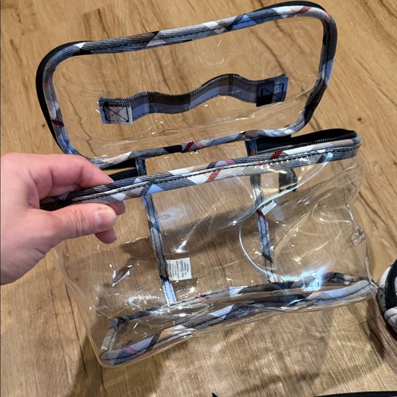 Vera Bradley Clear and Patterned Cosmetic Bag Set - Picture 2 of 8